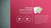 Company History Template PPT and Google Slides Presentation